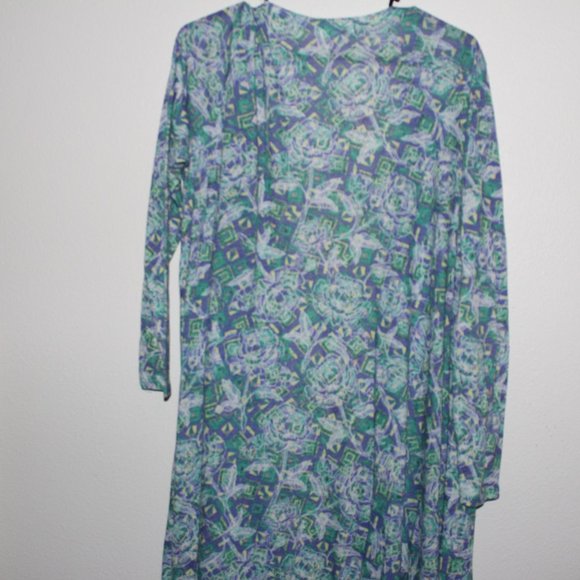LuLaRoe Long Cardigan, Large, Floral Pattern - Picture 5 of 5